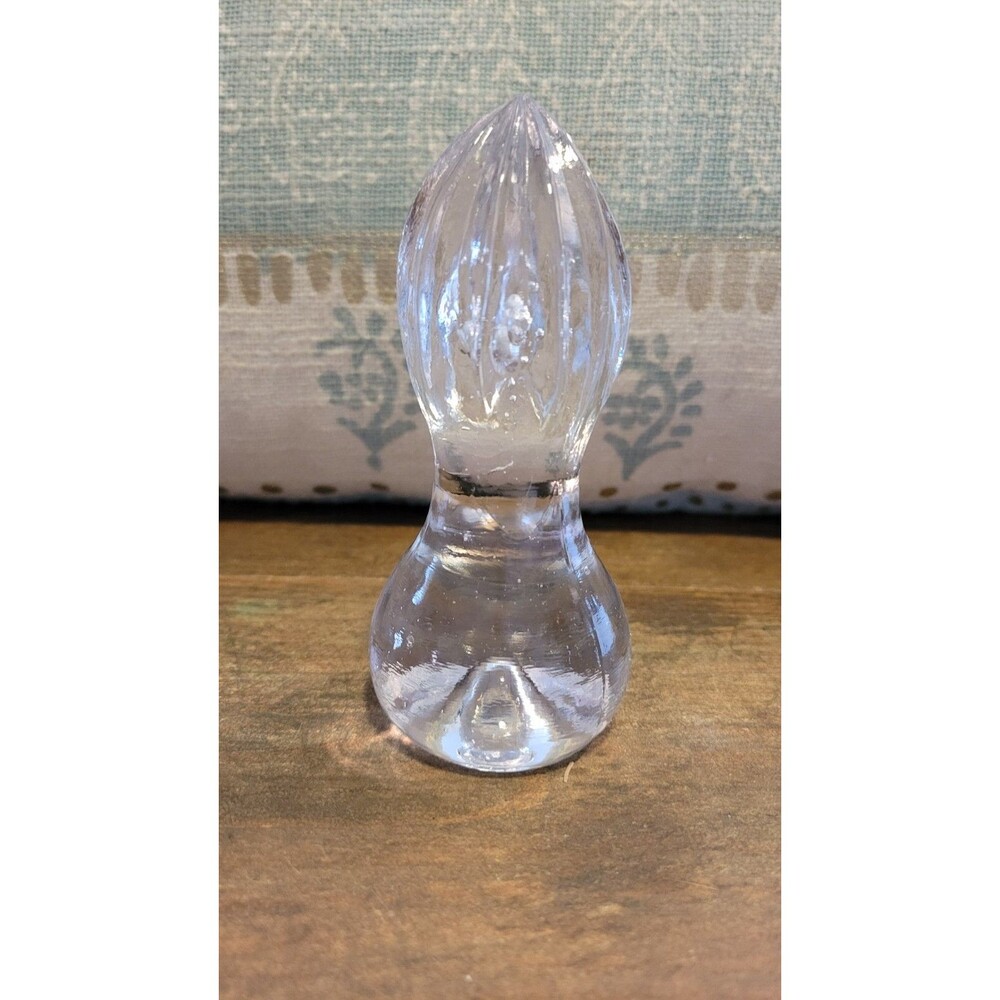 Pukeberg Hand Blown Glass Citron Press - 1980's